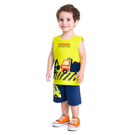 Conjunto Masculino infantil Kyly Verão 