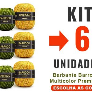 Barbante Barroco Multicolor Premium Kit 6 Un –