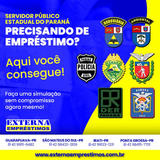 Empréstimo Servidor Público Estadual do Paraná!