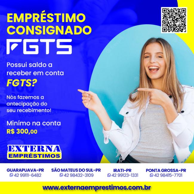 Empréstimo Consignado FGTS!